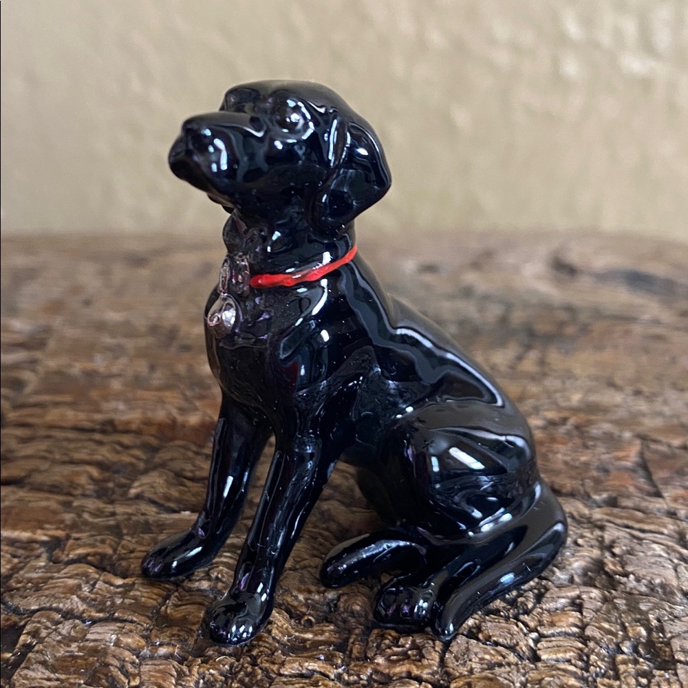 🐕🦺Vintage🐕🦺Black Lab Dog Figurine - Picture 2 of 10